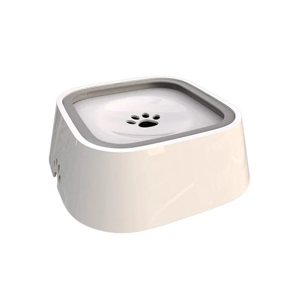 1.5L Dog Drinking Water Bowls Floating Non-Wetting Mouth Cat Slow Anti-Overflow Water Feeding Dispenser Large Capacity