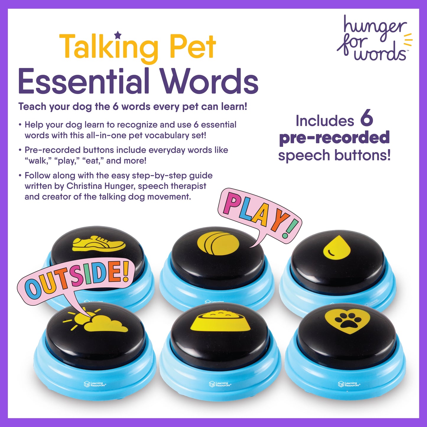 Unlock Your Dog's Voice: 6 Fun Talking Buttons for Canine Communication!